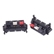 WP3-19 Cable Clip 3-Bit Speaker Terminal Post Row 3P Spring Terminal Tripod Horizontal Test Clip Red