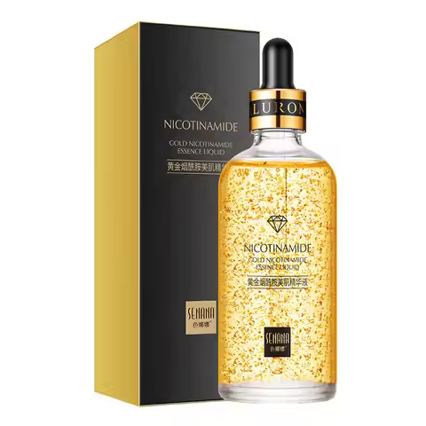 100ml 24k Gold Nicotinamide Hydrating Facial Essence Snail Anti-aging and Preventing Dryness Skin Co