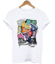 Kaos/TShirt Distro Sneakers Shoes Converse Cartoon Series