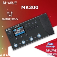 M-VAVE MK 300 Guitar/Bass Multi-Effect Pedal Processor 360+ Studio-Grade Effects Bluetooth&IR
