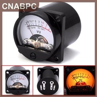 CNABPC 6-12V แผง VU เมตรหลอดไฟอุ่นกลับแสงบันทึกเสียงระดับ AMP Meter