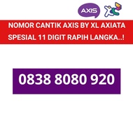 Axis by xl axiata 4G nomor cantik 11 digit langka Kartu perdana 05