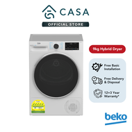 Beko 9kg Hybrid Heat Pump Dryer | B5T4923RW