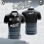 [Ready-Stock] New arrived Kami Guru Malaysia Premium Jersey Black baju tshirt polo