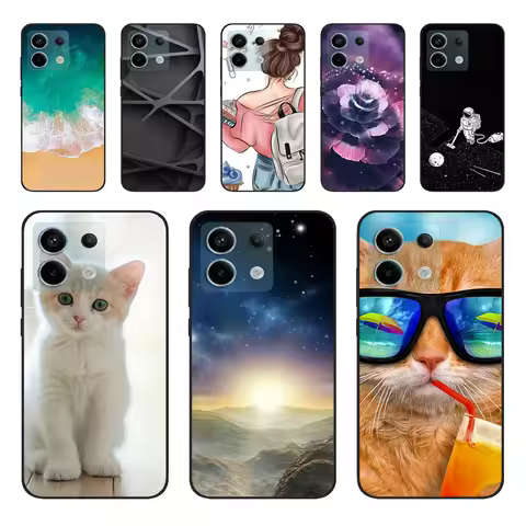 For Redmi Note 13 Pro 4G Case Silicone Back Cover Phone Case for Xiaomi Redmi Note 13 Pro 4G Soft Ca