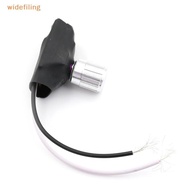 widefiling 220V 3A Silver Tone Table Lamp Full Range Dimmer Rotary Switch 2 Way Nice