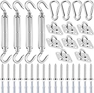 TooTaci Sun Shade Sails Hardware Kit, 5 inch Shade Sail Hardware Kit. T304 Stainless Steel Sun Shade