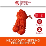 Heavy Duty Netting Construction Netting Without Fire Resistant Catch Netting Size : 5M X7M