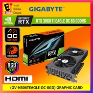 GIGABYTE GEFORCE RTX 3060 TI EAGLE OC 8G GRAPHIC CARD (GV-N306TEAGLE OC-8GD )