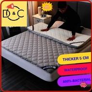 ⭐READY STOCK⭐ Waterproof Single Queen King Size Protection Sponge Tatami Mattress protector Thick Mattress Tilam Topper mattress DC