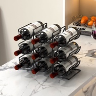 Red Wine Rack Household Wine Rack Display Stand Wine Cabinet Storage Rack MultiBottle Grid for Wine 
