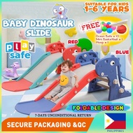 Foldable Slide For Kids Indoor Outdoor Slide For Baby With Basketball Hoop kids slide 1-10Years