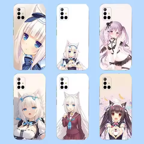 V-Vanilla Anime N-Nekopara Phone Case For Samsung S 23,22,10,9,8 A 71,52,51,30,21S,12 PIus,E,Lite No