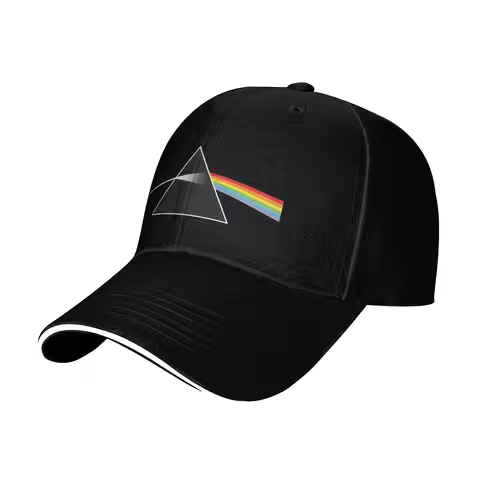 Band P-Pink Floyds Break Triangel Rainbow Baseball Cap Outdoor Sport Sun Visor Trucker Hat Unisex-Te