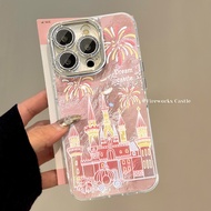 Fireworks Castle Suitable for Apple 16PRO Phone Case iphone15 Lens Film 14 Premium 13X
