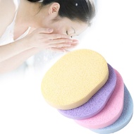 Face Cleansing Exfoliating Sponges, Reusable Round Face Cleaning Sponge Pads for Makeup Mask Remover Random Color Beauty Tool