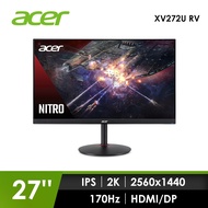 宏碁 Acer 27型 低反射 2K HDR 液晶顯示器 XV272U RV