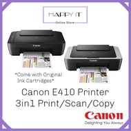 Canon Pixma E410 3 In 1 Inkjet Printer ( Print , Scan , Copy )