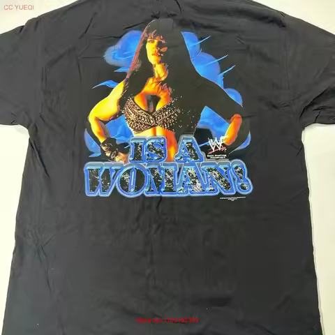 Chyna T Shirt Vintage WWF Wrestling Size XL 2000 vintage Washed Top For Everyday Wear Slightly stree