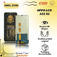 LCD G0LD3N CR0WN TOUCHSCREEN OPP0 A55 5G / A56 5G / A53S 5G / REALM3 V11 5G ORIGINAL FULLSET COMPLET