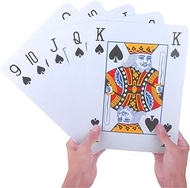 PMLAND Super Jumbo 8 x 11 Inch Extra Large Poker Index Playing Cards