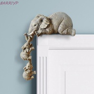 BARR1YP Elephant Figurines Mother and Two Babies Set of 3 Table Decoration Sculptures Ornaments Mate