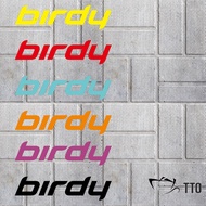 [Local SG] ***Free Shipping*** Birdy Bike Logo Sticker