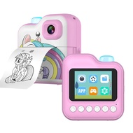 Cross-Border New Style Q6 Children's Digital Polaroid High-Definition Camera Dual-Camera Printing Ph