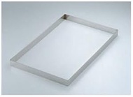 Endo Shoji WSL8201 Commercial Square Ring, French H 1.0 inches (25 mm), 18-8 Stainless Steel, Made i