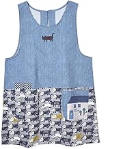 Kusuguru Japan 247022 Ms. Matilda Apron, Blue, M - L