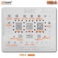 Amaoe HW4 BGA Reballing Stencil Tin For Huawei P8/P9 lite/Horon 4X/4C/5C/5A Hi6555 Hi6361 WCN3615 Hi