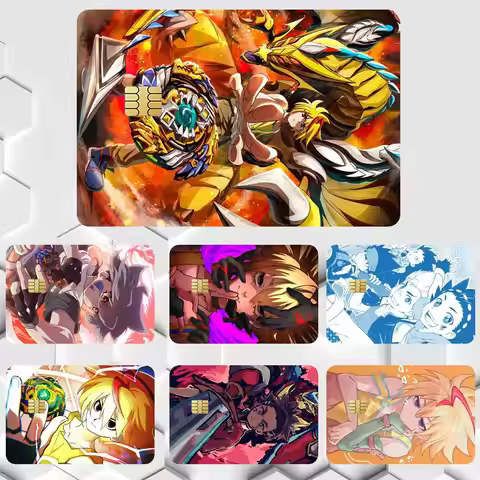 Beyblade Anime Free De La Hoya Sticker Film Tape Skin for Credit Card Debit Card Cartoon Waterproof 