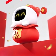 【100% Official Authentic】AI Caishen Smart Voice Car Robot Ornament | Electronic Pet with Big Model &