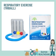 [3 Balls Lungs Exercise Spirometer]  HIGH QUALITY Respiratory spirometer - LS