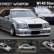 SW 1/64 Mercedes Benz W140 Limited Edition Alloy Car Model Diecast Car Toys Collection Birthday Gift