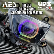 NINJA RR OLD ZX BILED LAMP 2.5 INC AES UPS WAYMAKER SHROUD 5D RGB MATRIX