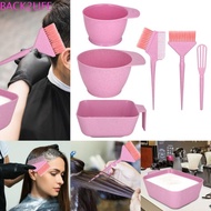 BACK2LIFE 6Pcs Professional Hair Coloring Kit, Hair Styling 4 Colors Hair Dye Tools Set, Universal D