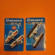 BRAKCO BRAKE SHOE - ABS (Road Bike )( 2pcs = 1 set)