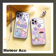 UNGU SELL Softcase Camera Protection Boba Lilac Purple FM13 FM14 for Oppo Reno 4 4F 5 5F 6 A15 A15s 
