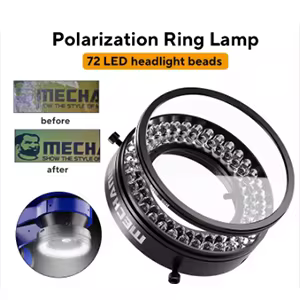 Mechanic LS720 Plus Microscope Ring Light Polarized 72 LED Ring Lamp Adjustable Anti Glare Eliminate