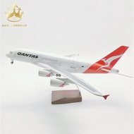 Airbus A380Qantas Airways Model Aircraft Landing Gear with Lights Ornament Civil Aviation Passenger 