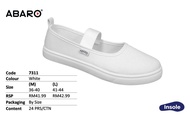 ABARO white School Shoes Canvas 7311/ White School Shoes/Kasut Sekolah Putih/Kasut Budak sekolah
