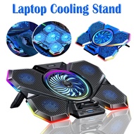 Coolclod 12-17 Inch Gaming Laptop Cooler Stand 5-Core Led Screen Two USB Interface Port Laptop Cooling Pad Notebook Stand