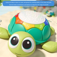 [Homyl478] Turtle Crawling Musical Baby Toys Baby Crawling Toy Educational Toy Stocking Stuffers Lig