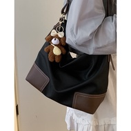 กระเป๋าเอกสารความจุขนาดใหญ่ลำลองแฟชั่น Tas Jinjing Bahu ของผู้หญิง Deere Jack