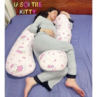 Zcare premium U-shaped pregnancy pillow supports pregnant mothers' body UT10 - soft and cool bamboo 