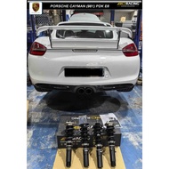 BC Racing BR Series High Low Soft Hard Adjustable Absorber for Porsche Cayman 981