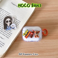 【Fast Shipment】For HOCO EW63 Casing Case Soft Silicone Earphone Case DIY Cool Cartoon NO.1