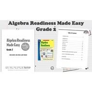 [PRE596] 91 pages Algebra Readiness Made Easy Grade 2 Worksheet PDF version (answer provided)