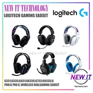 LOGITECH LIGHTSPEED G331|G335|G431|G435|G633S|G733|G933S|G PRO|G PRO X|G PRO X 2 WIRELESS RGB GAMING